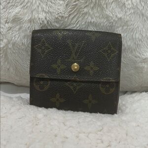 Louis Vuitton Vintage Monogram Brown and Gold Wallet